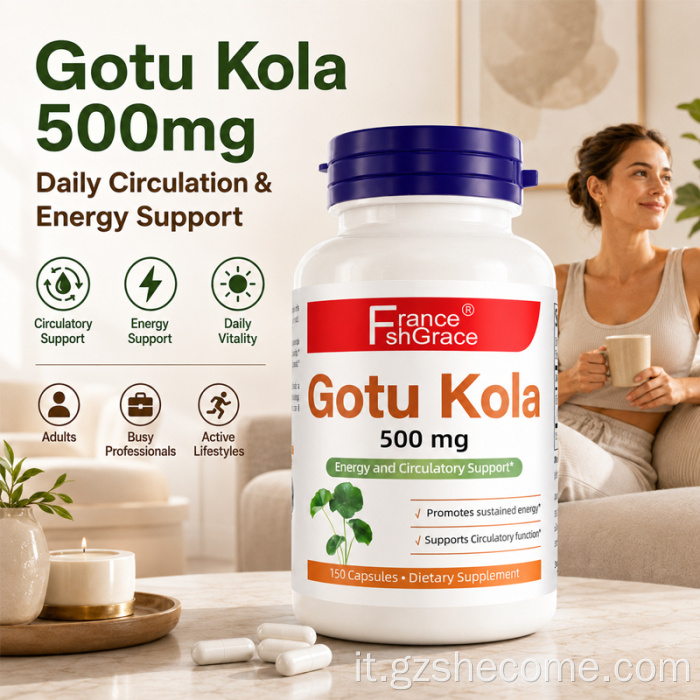L'integratore a base di erbe Shecome Gotu Kola supporta il sistema immunitario